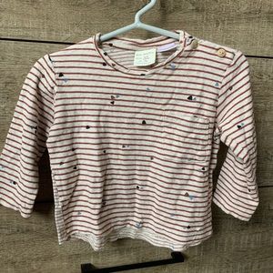 Striped Long Sleeved Top